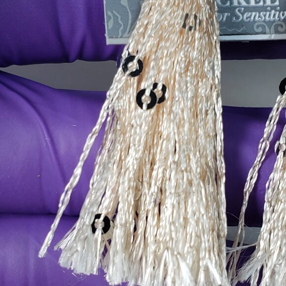 2/$30 Gold-tone Sparkling Crystal Fringed Tassel Post Drop Earrings - Jewelry - Picture 9 of 10